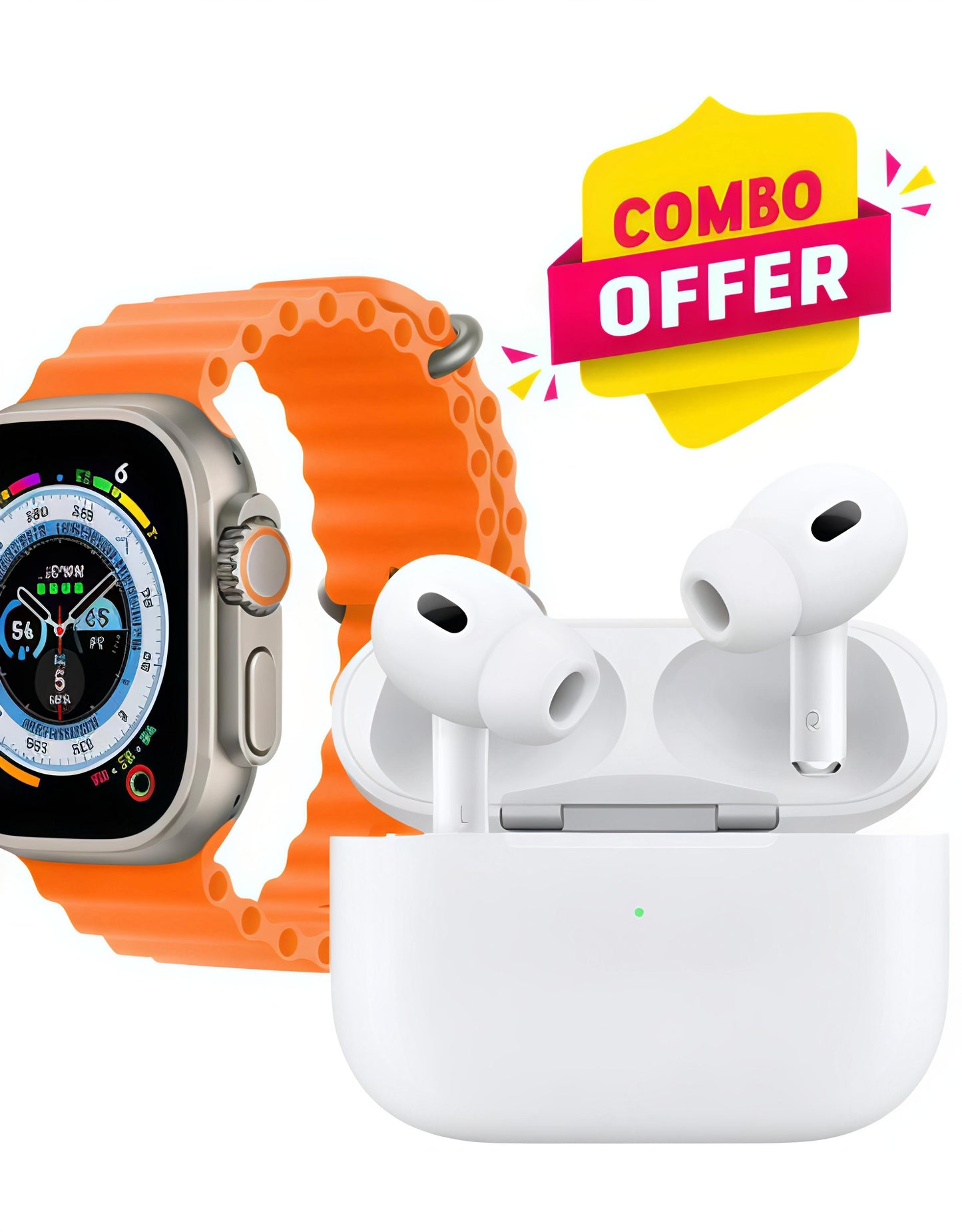 Smart Combo Pack – Ultra Smart Watch + Wireless Earbuds